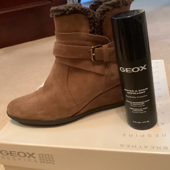 GEOX , Suede size 8 boots  Taupe , Amelia - Picture 7 of 8